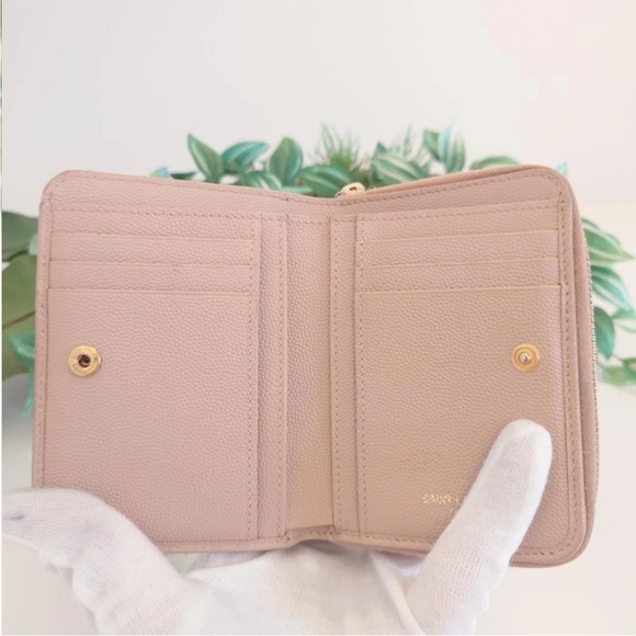 Yves Saint Laurent Pink Quilted Wallet - Picture 7 of 11